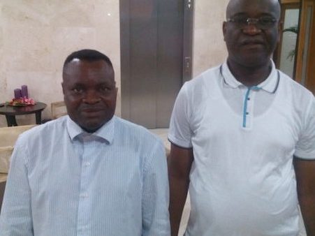 Yha Nyoch et JM le 8 septembre à l'Hôtel Zombo, à Luanda| © AEM