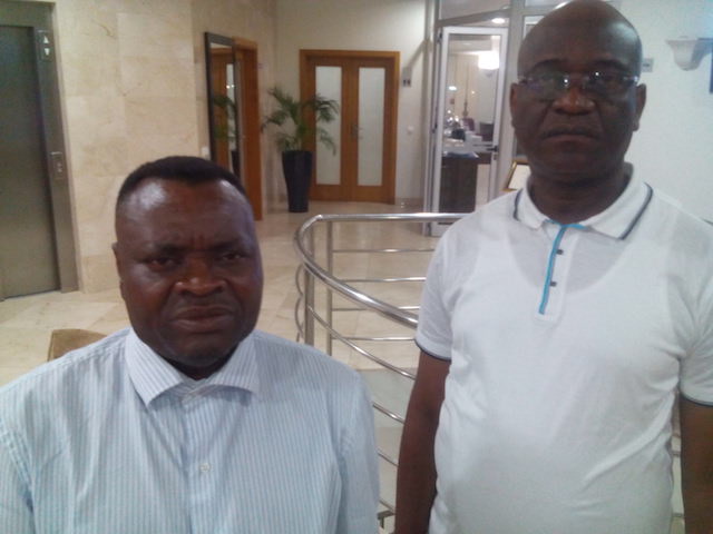 Yha Nyoch et JM le 8 septembre à l'Hôtel Zombo, à Luanda| © AEM