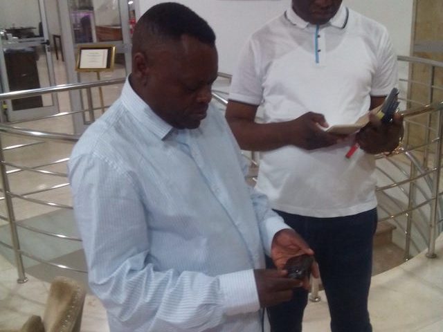 Yha Nyoch et JM le 8 septembre à l'Hôtel Zombo, à Luanda| © AEM